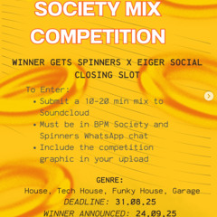 BPM Society x Spinners DJ Cosworth Mix Comp Entry