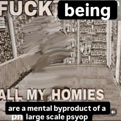[FREE]all my homies are the mental byproduct of a large scale psyop TYPE BEAT