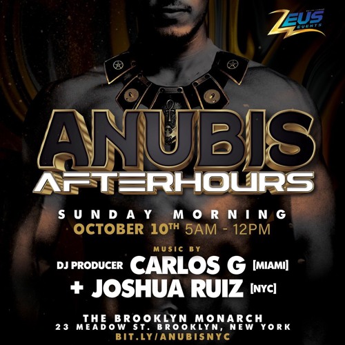 DJ Joshua Ruiz - ANUBIS - 10 - 10 - 2021
