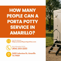 How Many People Can A Porta Potty Service in Amarillo? 🚽👥🎧