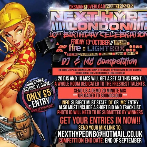 CRONKY - NEXT HYPE 10TH BIRTHDAY DJ COMPETITION ENTRY
