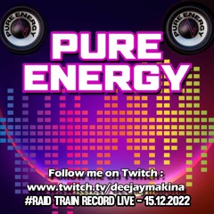 REPLAYLIVE #19 <> PURE ENERGY - RAID TRAIN - EDM TECHNO PARTY