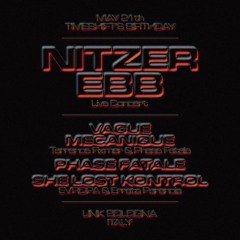 Errata Paranoia DJ set at Nitzer Ebb After Show