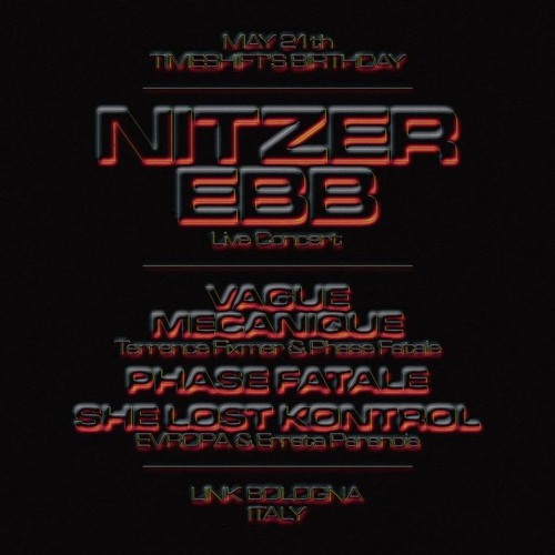 Errata Paranoia DJ set at Nitzer Ebb After Show