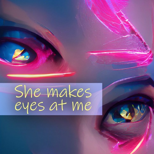 She makes eyes at me