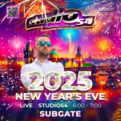 Dj Subgate - live set z New Year's Eve party 2025 klubu Studio 54