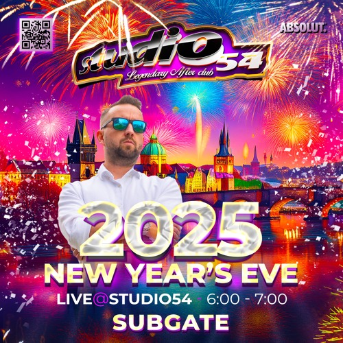 Dj Subgate - live set z New Year's Eve party 2025 klubu Studio 54