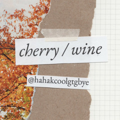 cherry / wine