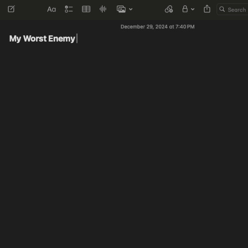 My Worst Enemy