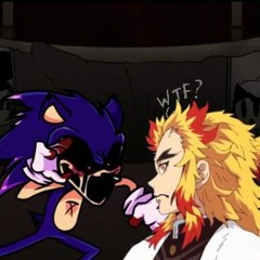 [FNF] Him Again...? | Vesania But Sonic.EXE and Kyojuro Rengoku Sings It