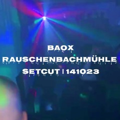 das beRAUSCHEN der BACHen in obszönen MÜHLEn ( Setcut Rauschenbachmühle 14.10.2023)