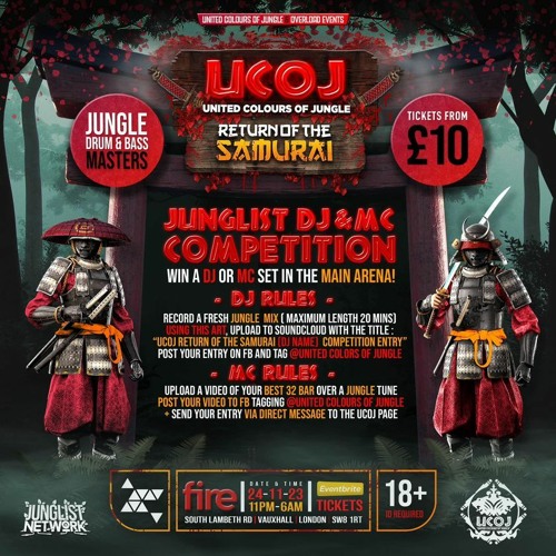UCOJ Return of the Samurai - DJ Samantix - Winning competition entry