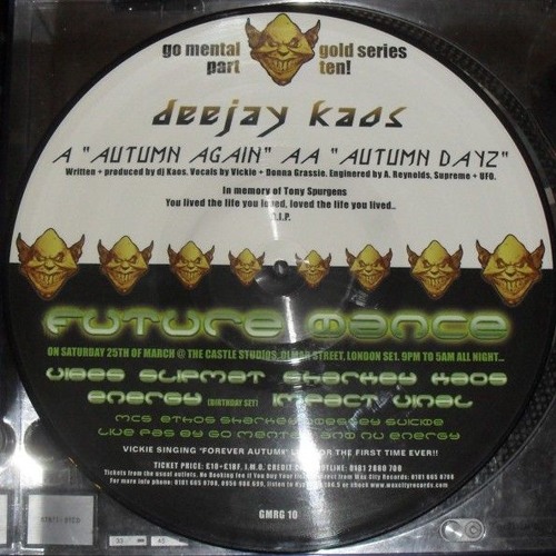 Deejay Kaos - Autumn Again - Go Mental Gold Series (2000)