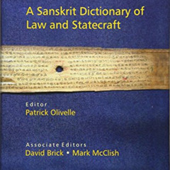 [VIEW] EBOOK 📕 A Sanskrit Dictionary of Law and Statecraft by  Patrick Olivelle [EBO
