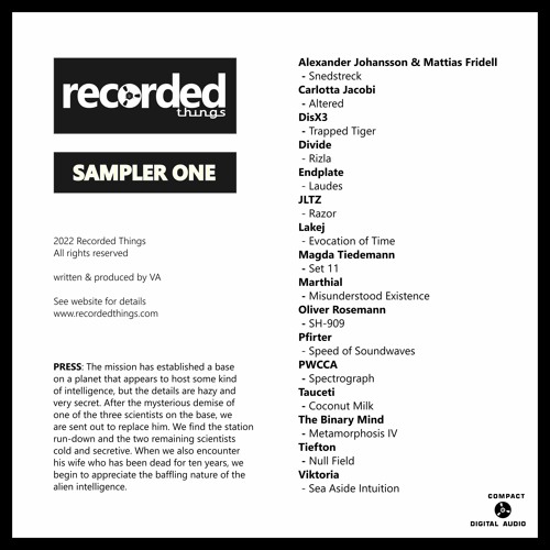 TC Premiere: Pfirter - Speed of Soundwaves [ Recorded Things ]