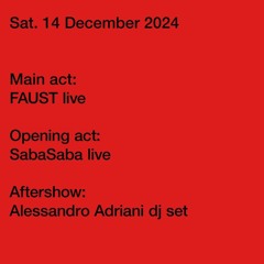Alessandro Adriani x PULSE @ Argo 16, Venice, 14th December 2024