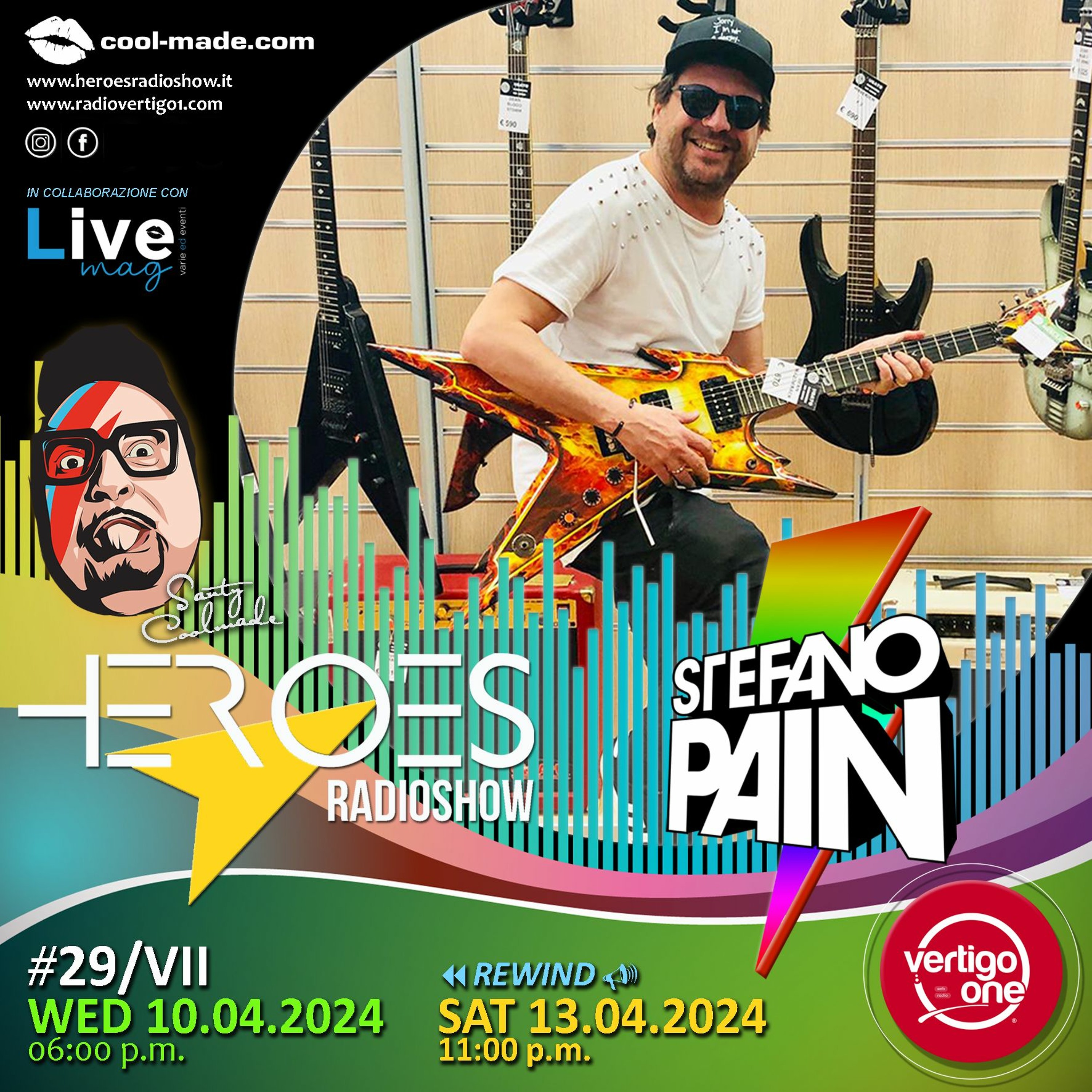 29/2023-24> HEROES RadioShow - Special Guest  STEFANO PAIN episode artwork