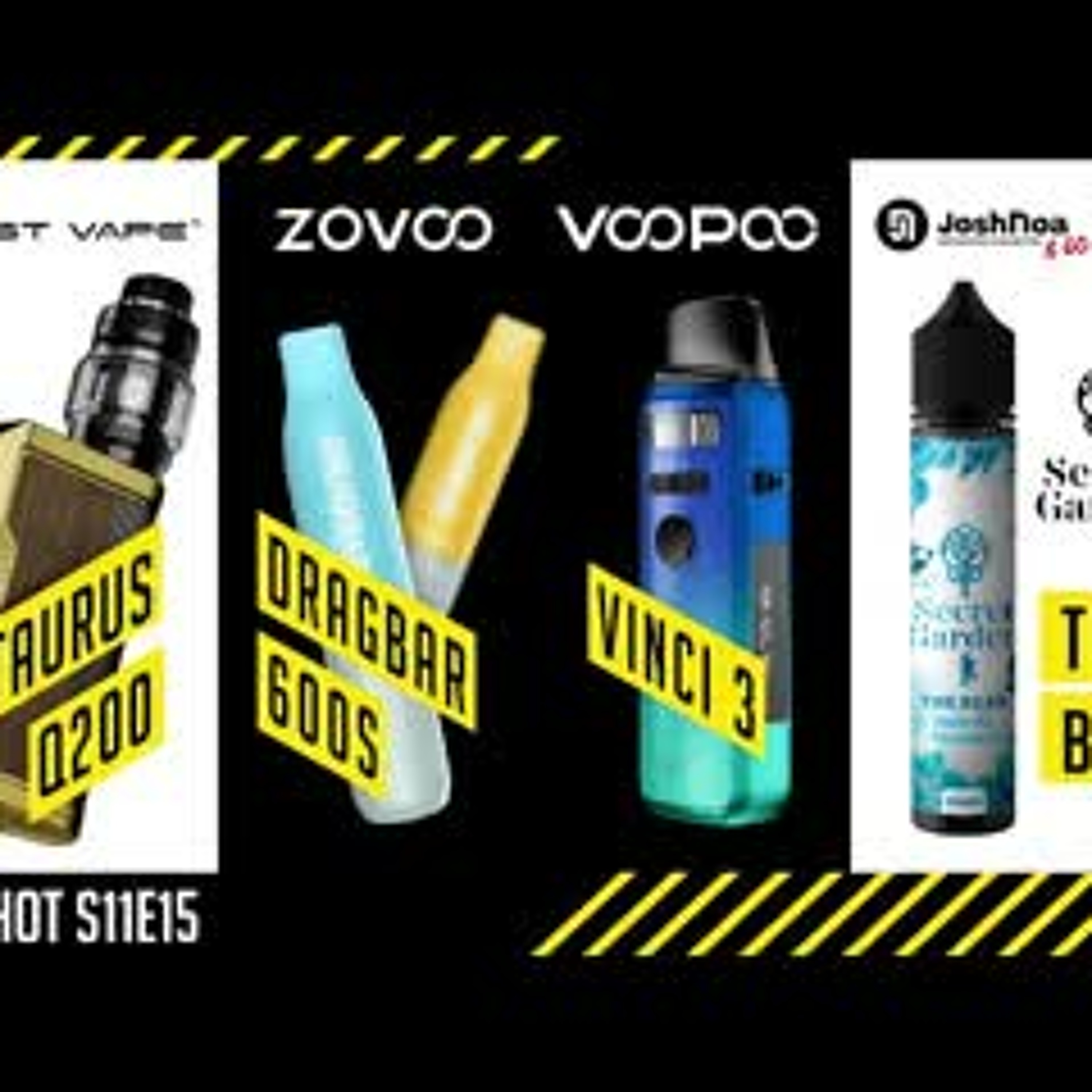 Dragbar 600S Zovoo Vinci 3 par Voopoo_Centaurus Q200 Lost vape_The bear Secret Garden_OneshotS11E15