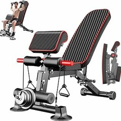 Read~[PDF]~ Adjustable Weight Bench - Utility Weight Benches for Full Body Workout, Foldable Fl