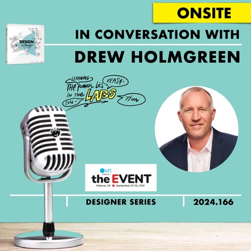 Drew Holmgreen #DESIGNtoCHANGE onsite at #TheEVENT in Ottawa Canada w/ Ruud Janssen