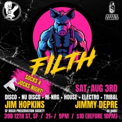Filth (with Jim Hopkins) @ The SF Eagle (8-3-2024)