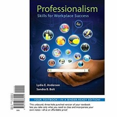 free KINDLE 📃 Professionalism: Skills for Workplace Success by  Lydia Anderson &  Sa