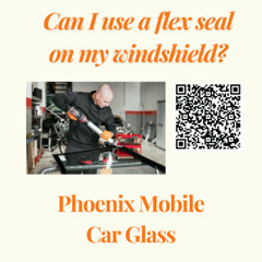 Can I use a flex seal on my windshield