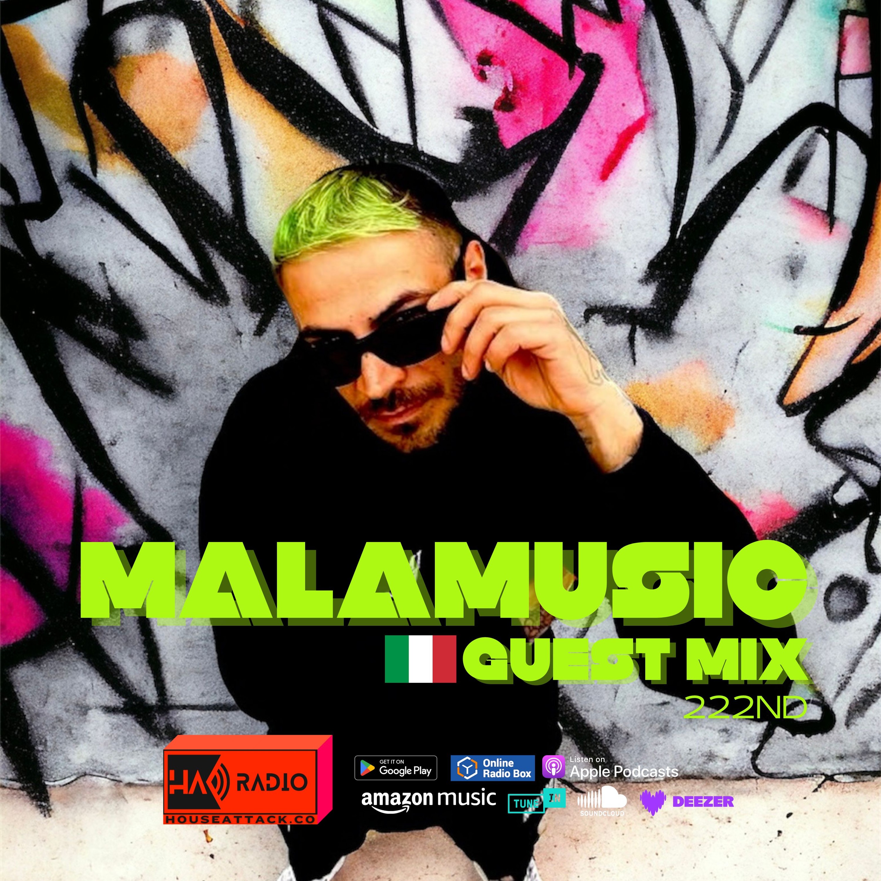 Guest Mix 222nd - MALAMUSIC (ITA) episode artwork