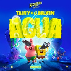 Tainy X J Balvin - Agua (with J Balvin) - Sponge On The Run Movie - Dj Dave Intro - 100Bpm