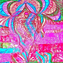 Countless Opalescent Octopi Swam To The Hidden Sun Deep Within The Secret Vulva Of Queen Penetralia