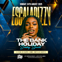 BANK HOLIDAY SUNDAY 24TH AUGUST MIX WITH DJ SLAPPZZ HOSTED DJ SEAN X BONAE II ON THE DRUMS
