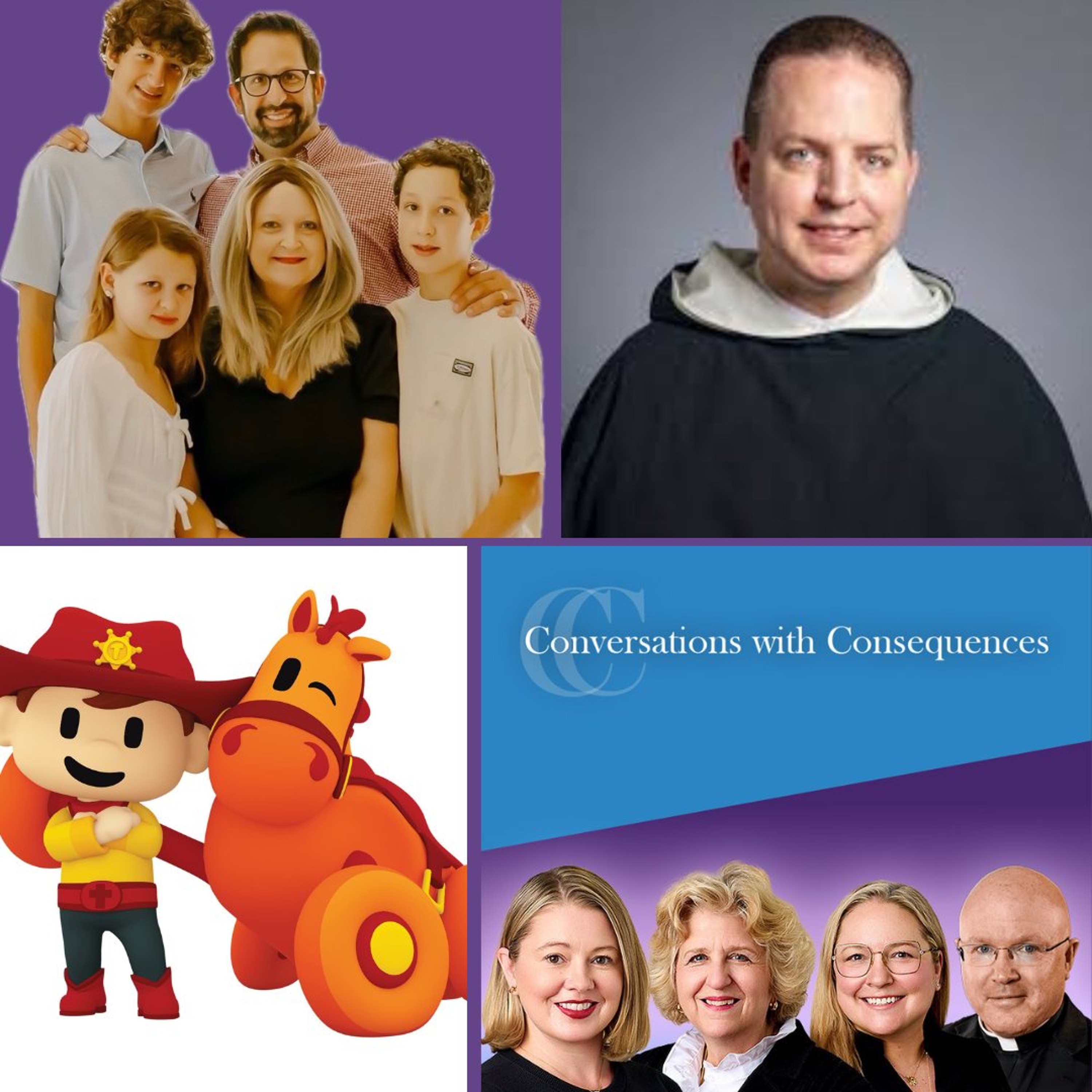 Conversations with Consequences - Ep. 383 Father Thomas Petri on Challenging Today's Culture & Mike Romano on Laughter, Love & Loss episode artwork