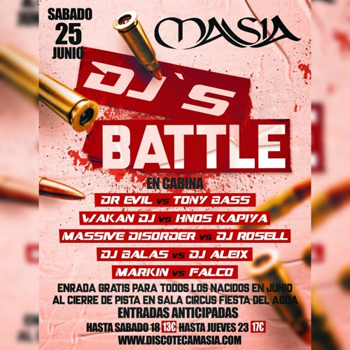 Markin Vs Falco | Dj's Battle Masia 25.06.2022