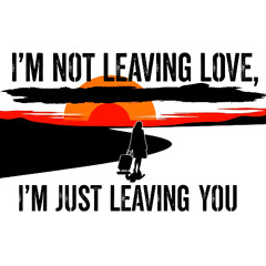 I'm not leaving love, I'm just leaving you (V2)