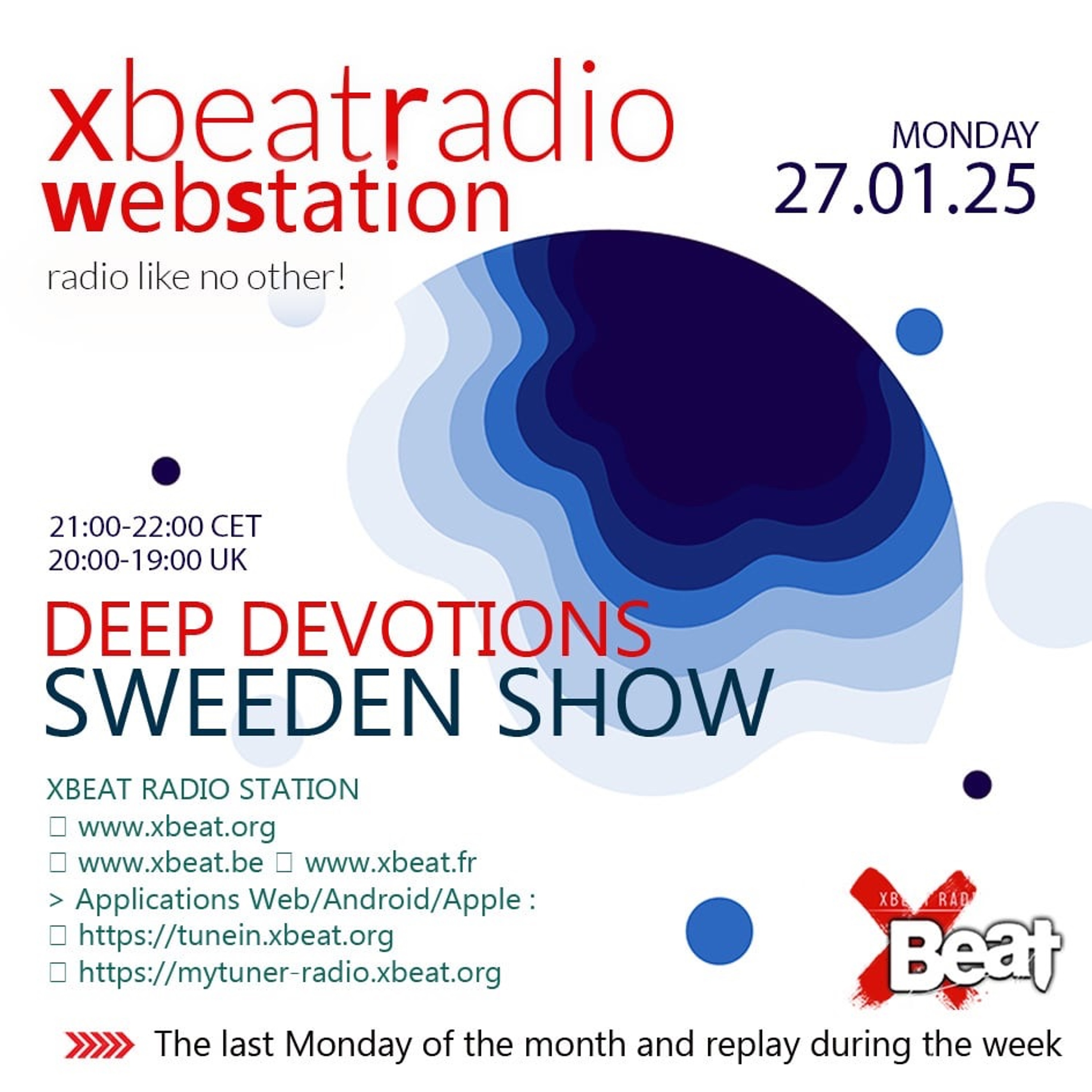 guest mix I xbeat radio january 2025 I by Deep Devotions episode artwork
