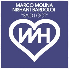 Marco Molina & Nishant Bardoloi - Said I Got (Original Mix)