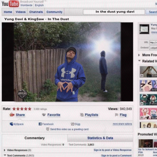 Yung Davii - In The Dust (Ft. King$aw) (Prod. AlexMilano)