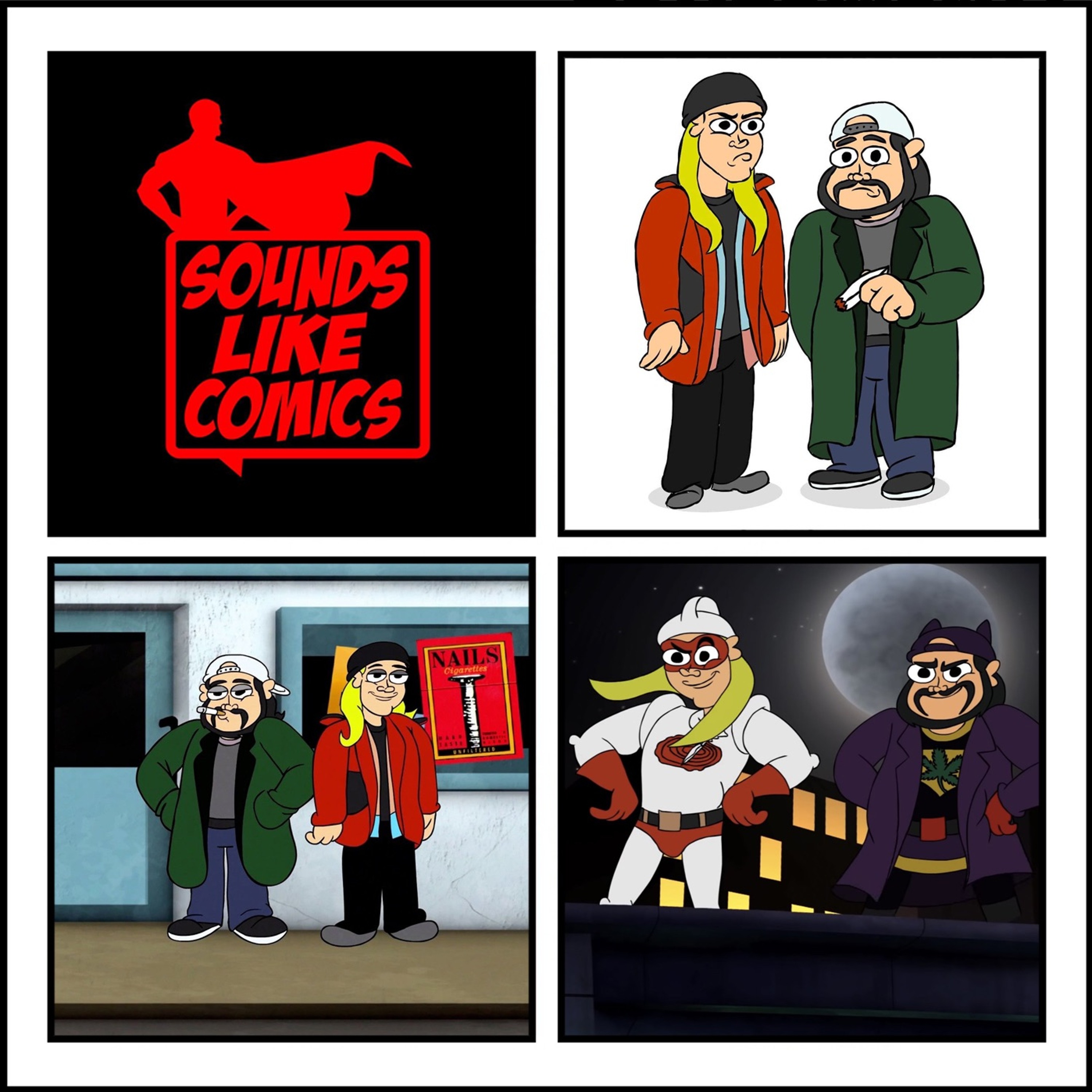 Sounds Like Comics Ep 186 - Jay & Silent Bob's Super Groovy Cartoon Movie! (Movie 2013) episode artwork