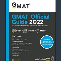 Read$$ ⚡ GMAT Official Guide 2022: Book + Online Question Bank     6th Edition [PDF EBOOK EPUB]