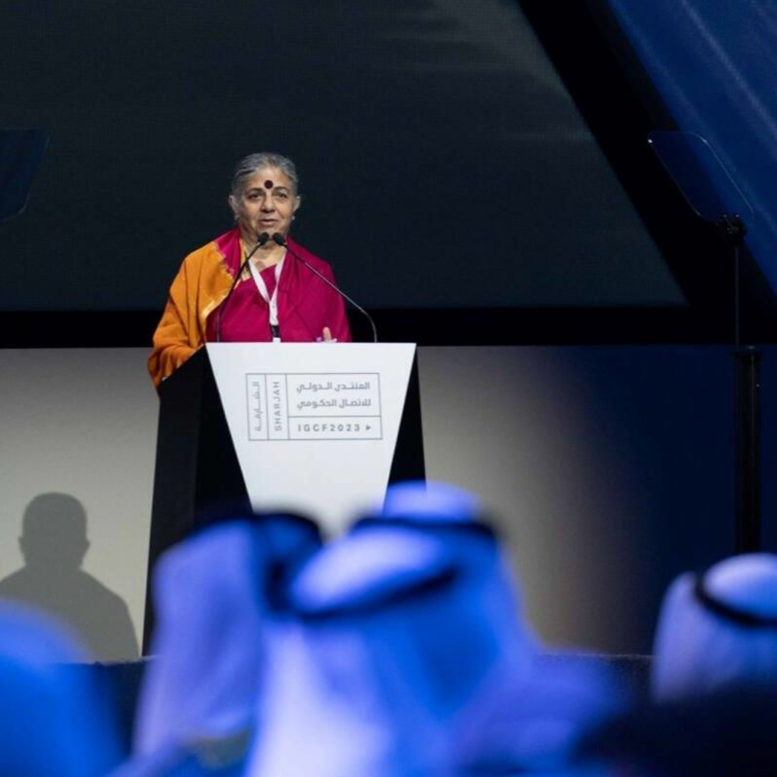 Dr. Vandana Shiva on Government Communication helping solve Global Crises at the IGCF 2023 thumbnail
