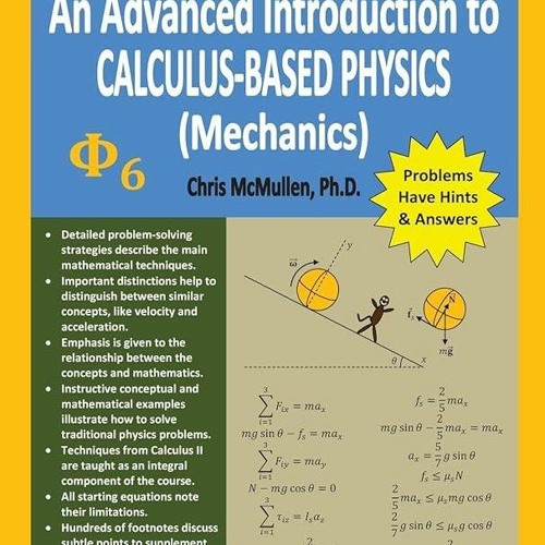 ✔Kindle⚡️ An Advanced Introduction to Calculus-Based Physics (Mechanics)