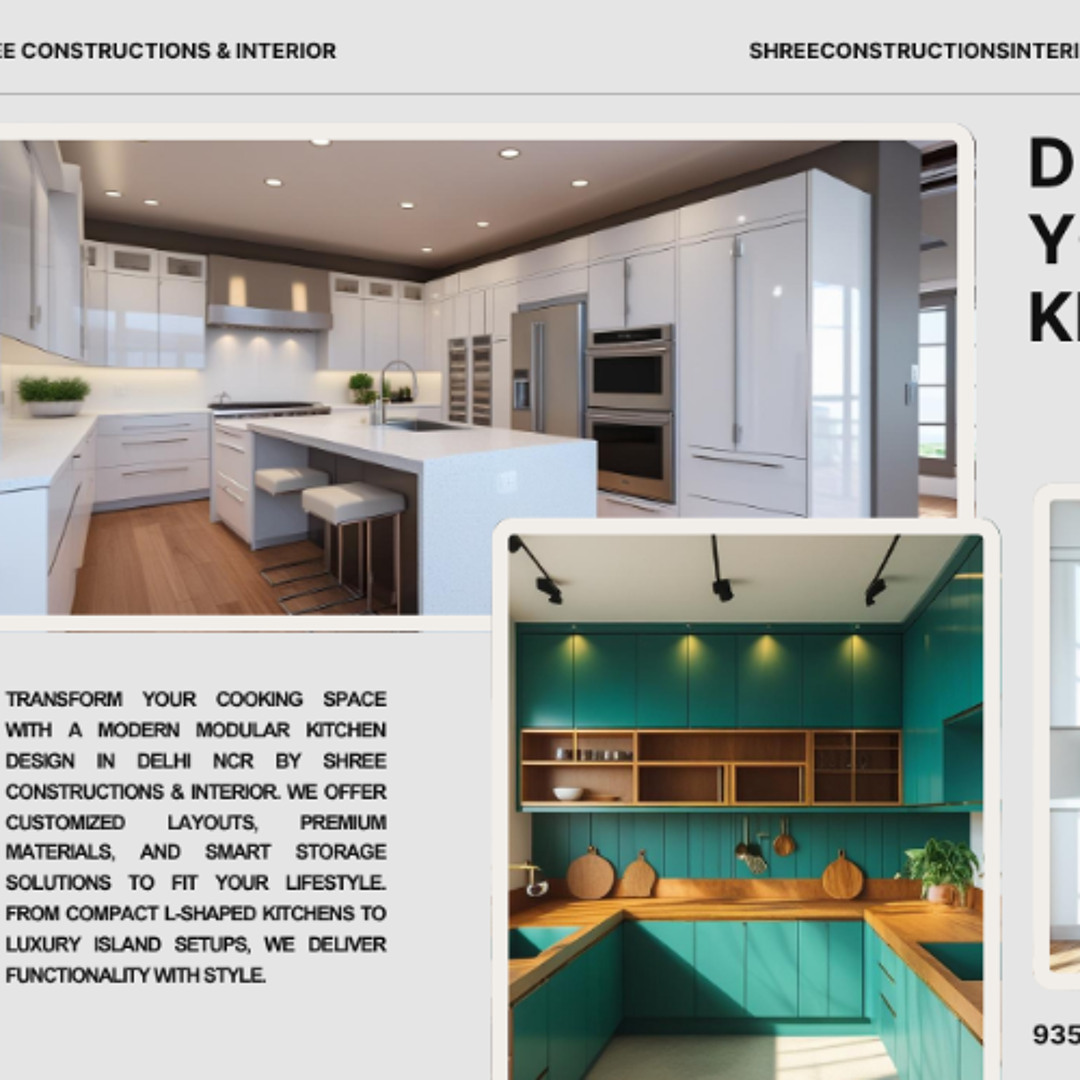 Stream Modular Kitchen Design in Delhi NCR Shree Constructions ...
