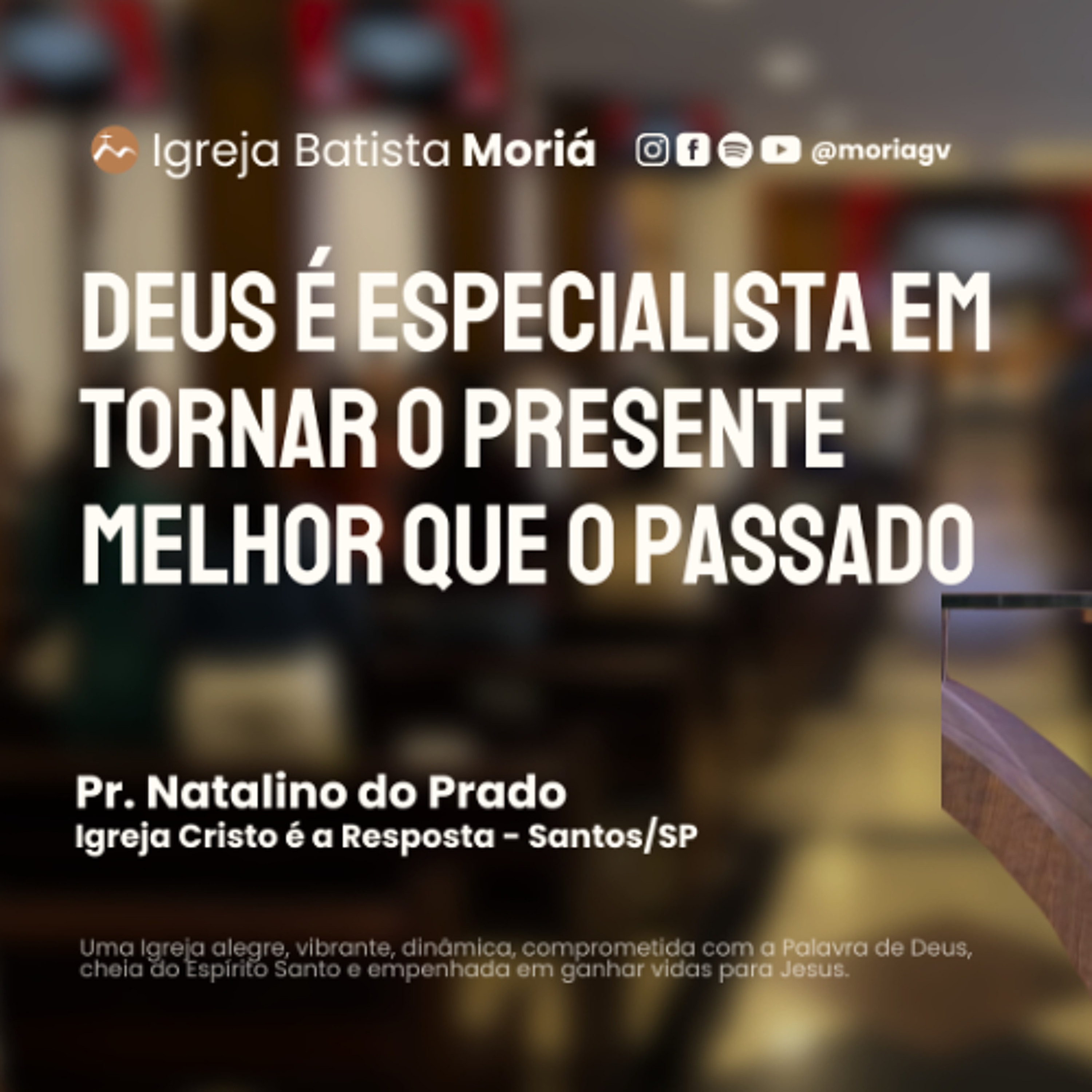 Deus é especialista em tornar o presente melhor que o passado - Pr. Natalino - Adoração [08.03.2026]