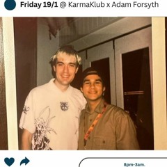 Ric's Bar Upstairs - Adam Forsyth X Karma Klub - 19 Jan '24