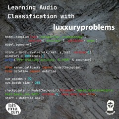 Learning Audio Classification with luxxuryproblems