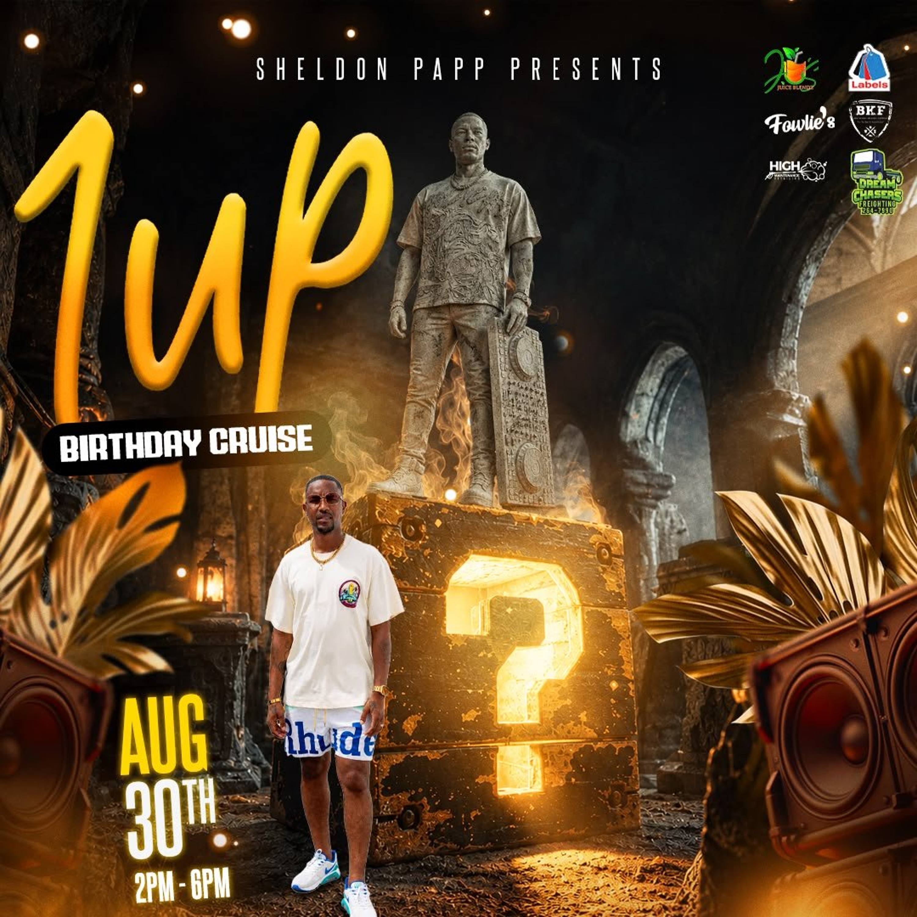 Sheldon Papp presents 1UP Birthday Cruise episode artwork