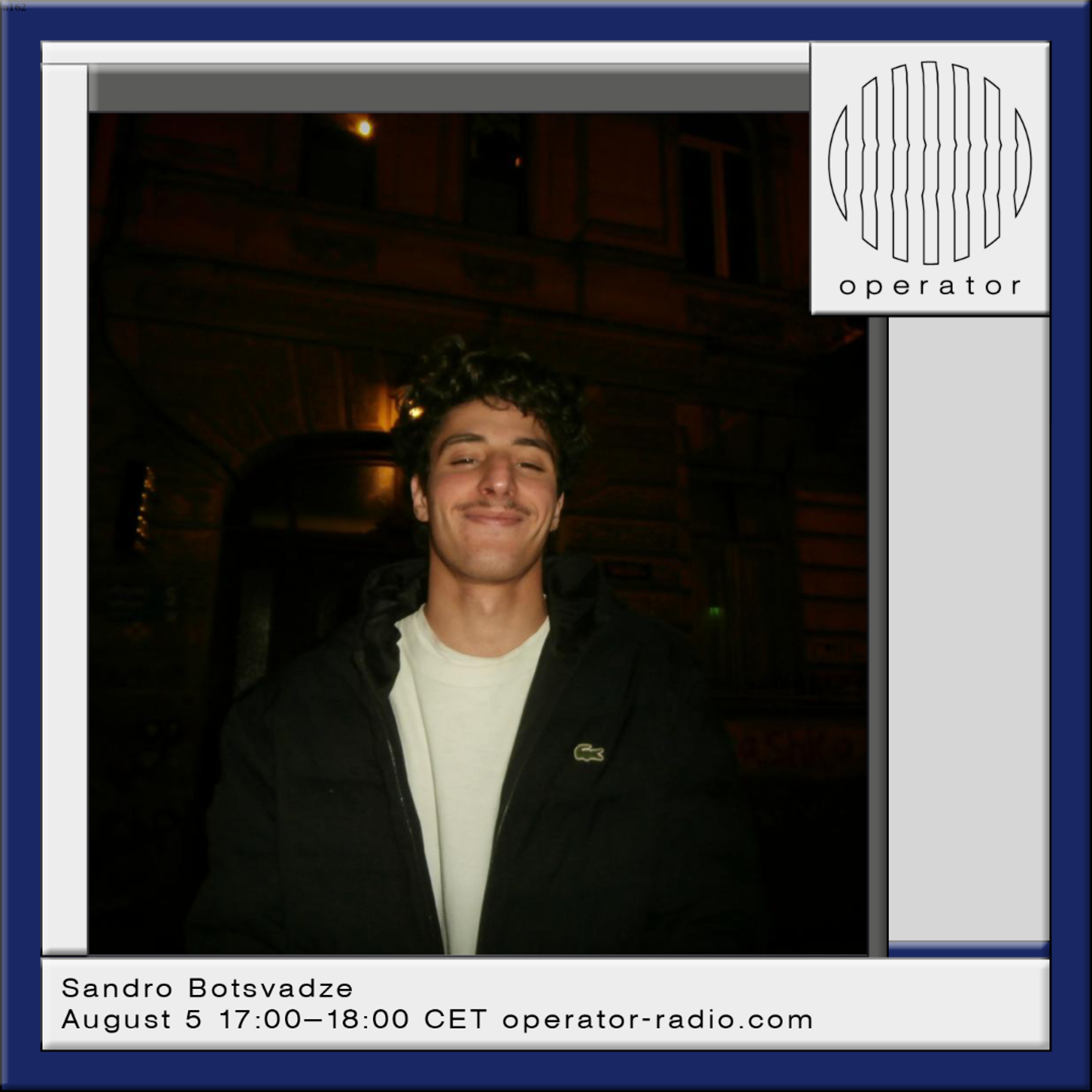 Sandro Botsvadze - 5th August 2026 episode artwork