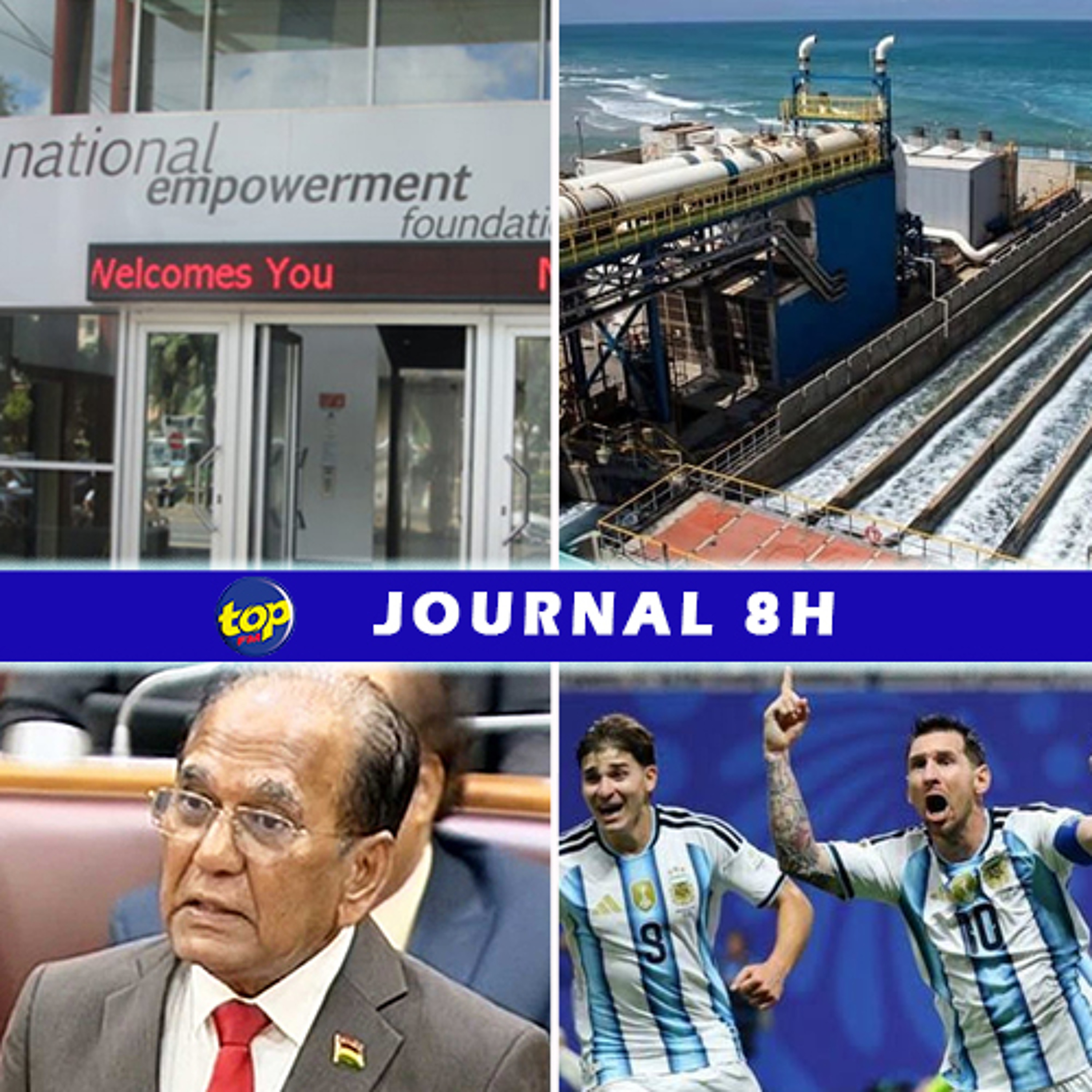 Le journal de 8H de ce mercredi 08 juillet 2026