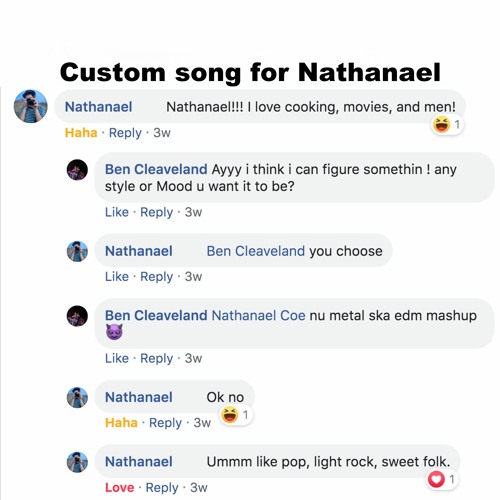 Custom Song for Nathanael