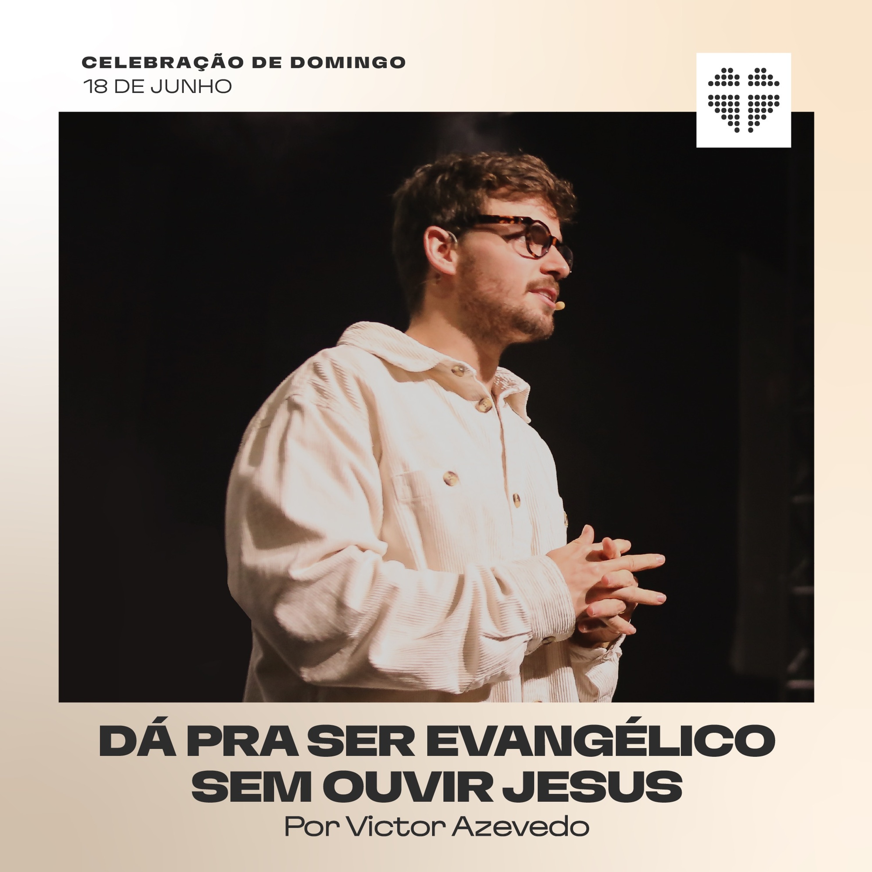 Dá pra ser evangélico sem ouvir Jesus | Igreja Por Amor | Victor Azevedo | 18 de Junho de 2023 episode artwork